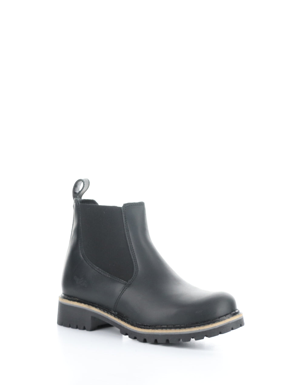 CAMDEN BLACK Round Toe Boots