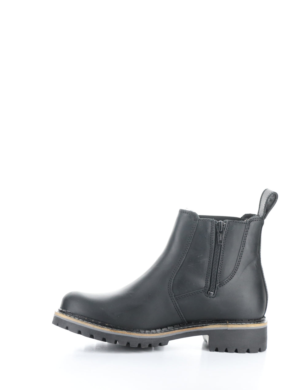 CAMERON BLACK Round Toe Boots