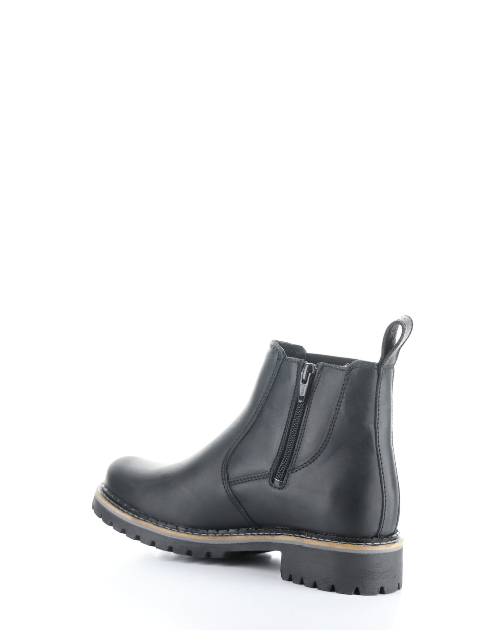 CAMERON BLACK Round Toe Boots