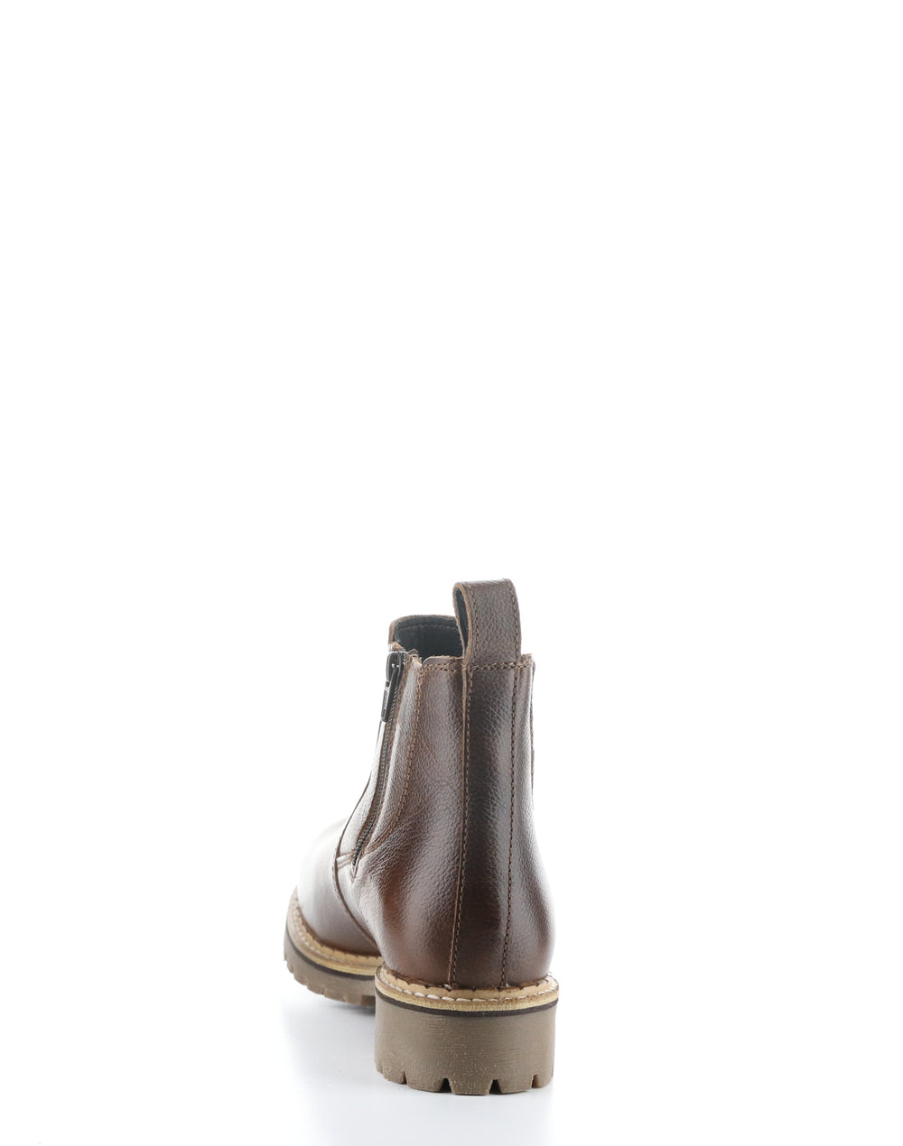 CAMERON BRANDY/BLACK Round Toe Boots