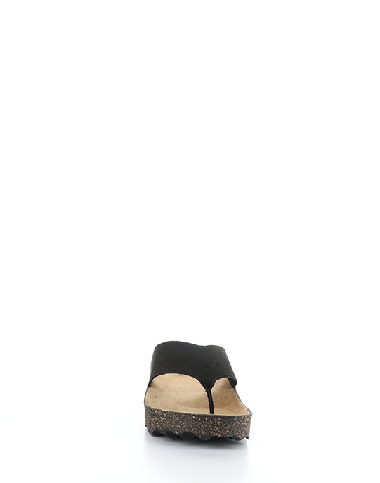Cami223Asp 000 Black Eco Faux Suede