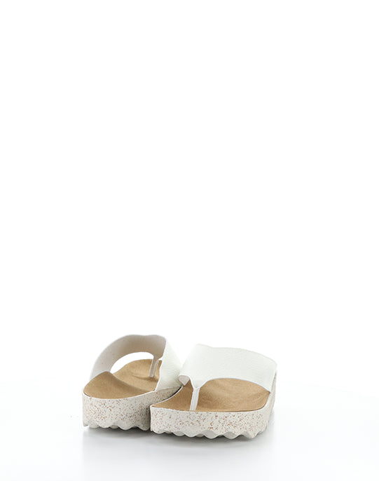 Cami223Asp 006 White Eco Faux Leather
