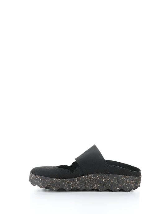 Cana176Asp 003 Black Faux Suede