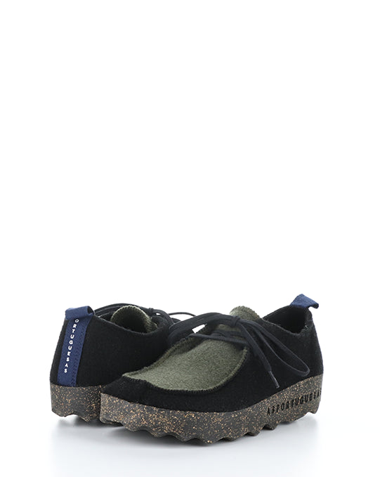 Chat063Asp 022 Black/Mil Green Tweed/Felt