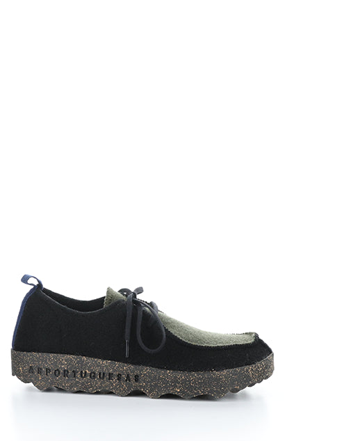 Chat063Asp 022 Black/Mil Green Tweed/Felt