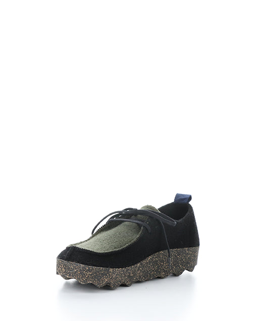 Chat063Asp 022 Black/Mil Green Tweed/Felt