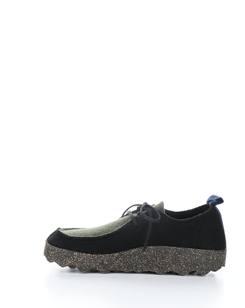 Chat063Asp 022 Black/Mil Green Tweed/Felt