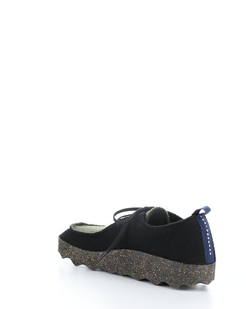 Chat063Asp 022 Black/Mil Green Tweed/Felt