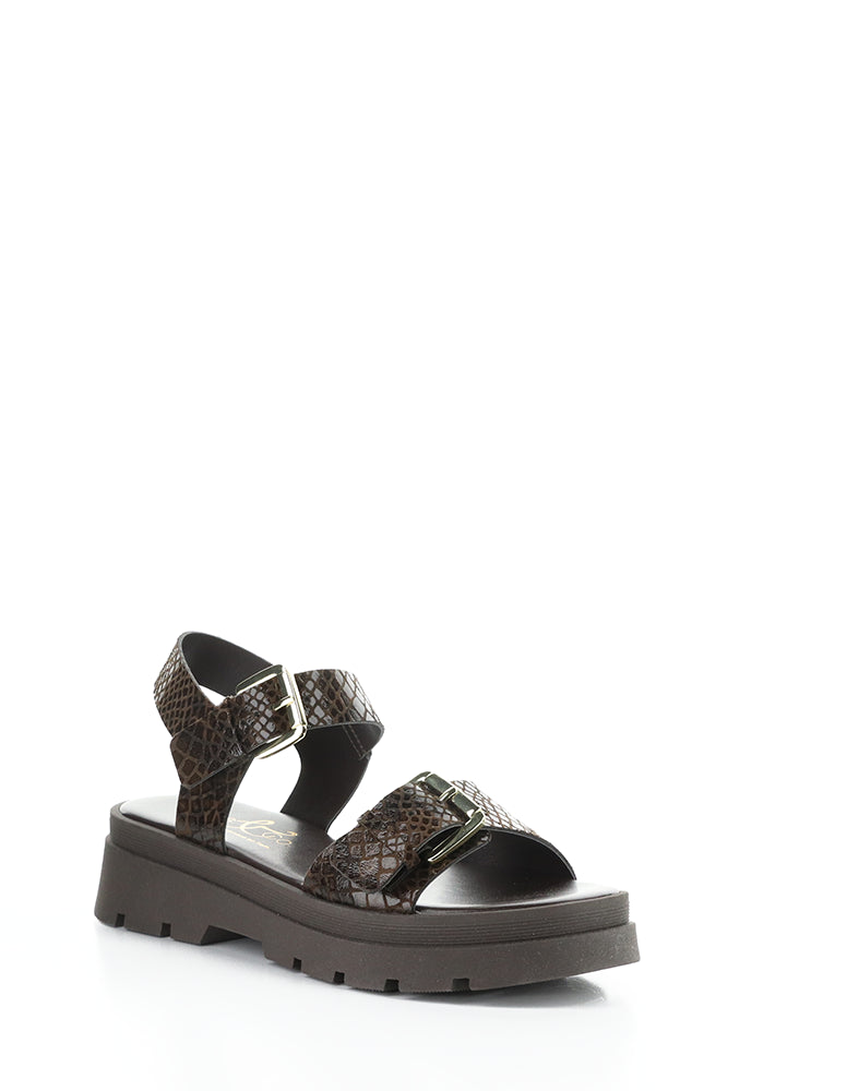 Cinder Dk Brown Python Print