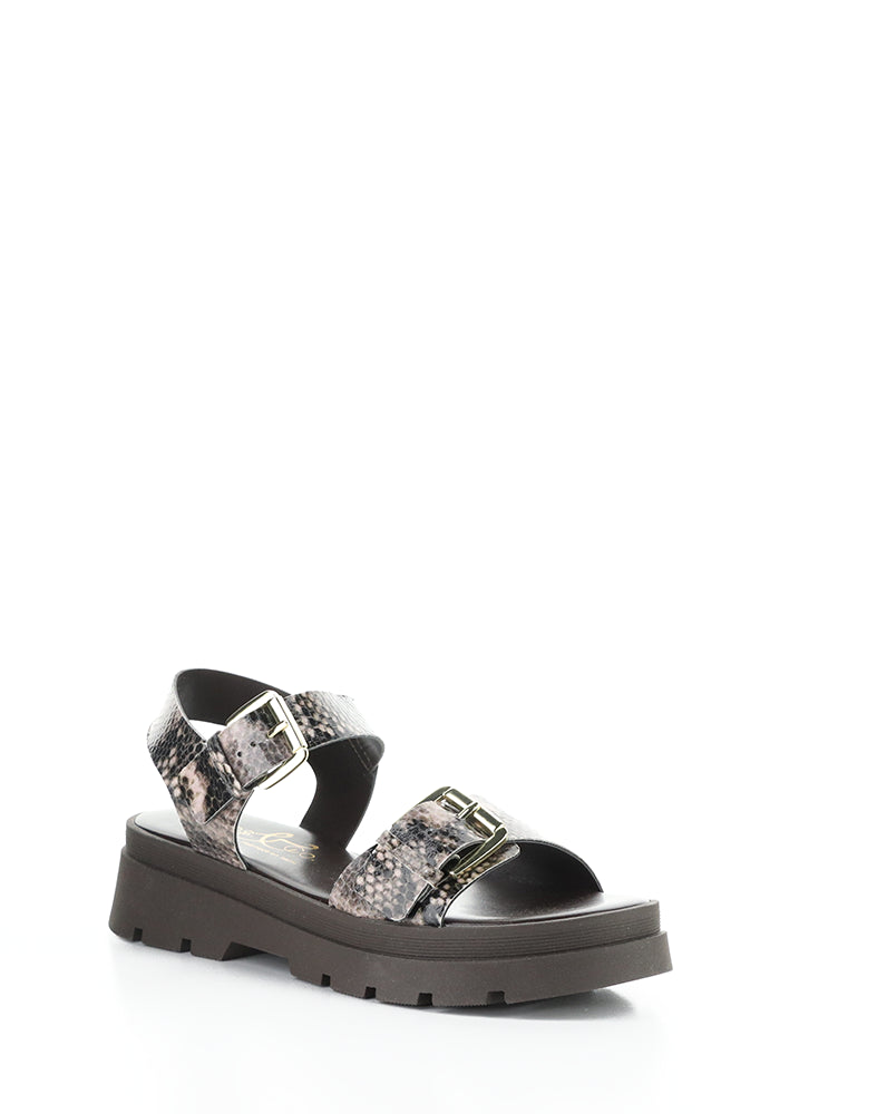 Cinder Taupe Python Print