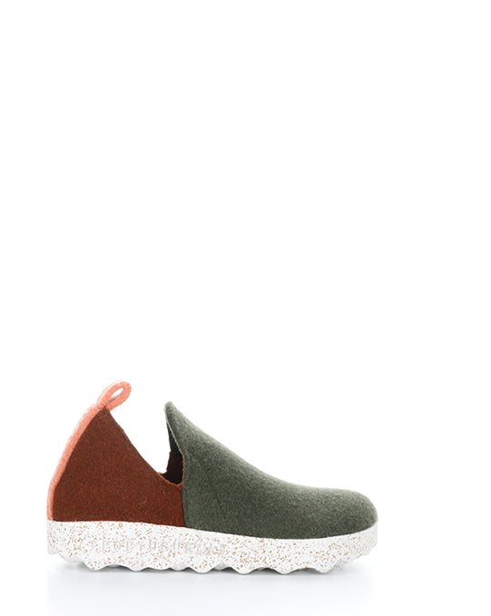 City086Asp 000 Mil Grn/Brn/Tang Tweed/Felt