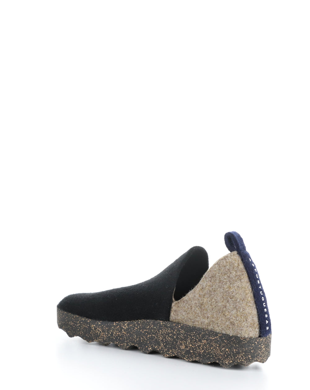 CITY086ASP 017 BLACK/TAUPE Round Toe Shoes