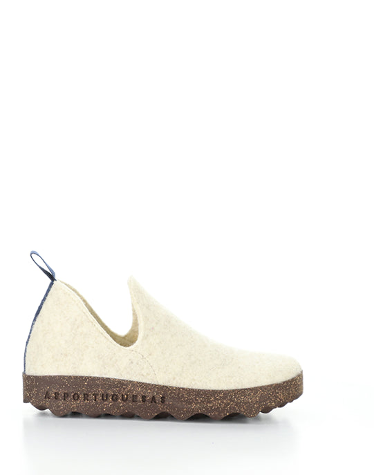 City 086 White Rainraw Felt