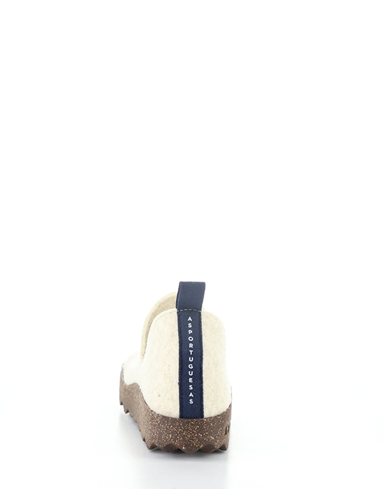 City 086 White Rainraw Felt