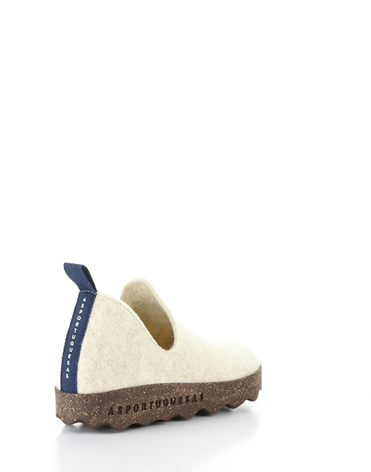 City 086 White Rainraw Felt
