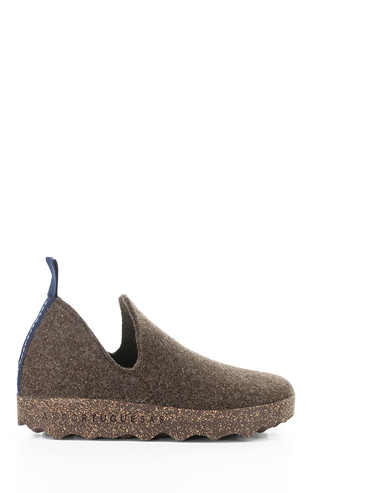 City 100 Dk Brown Tweed/Felt