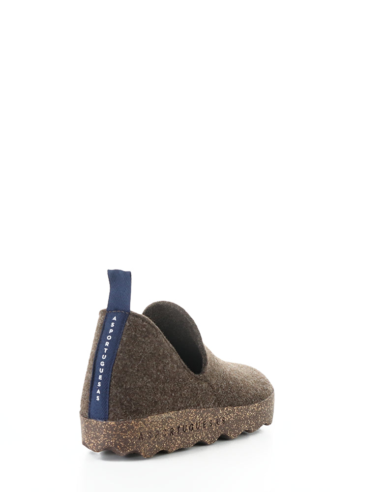 City 100 Dk Brown Tweed/Felt