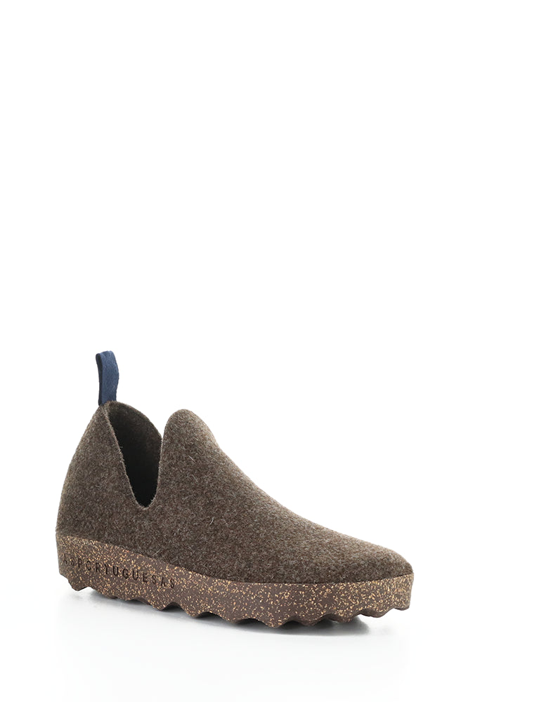 City 100 Dk Brown Tweed/Felt