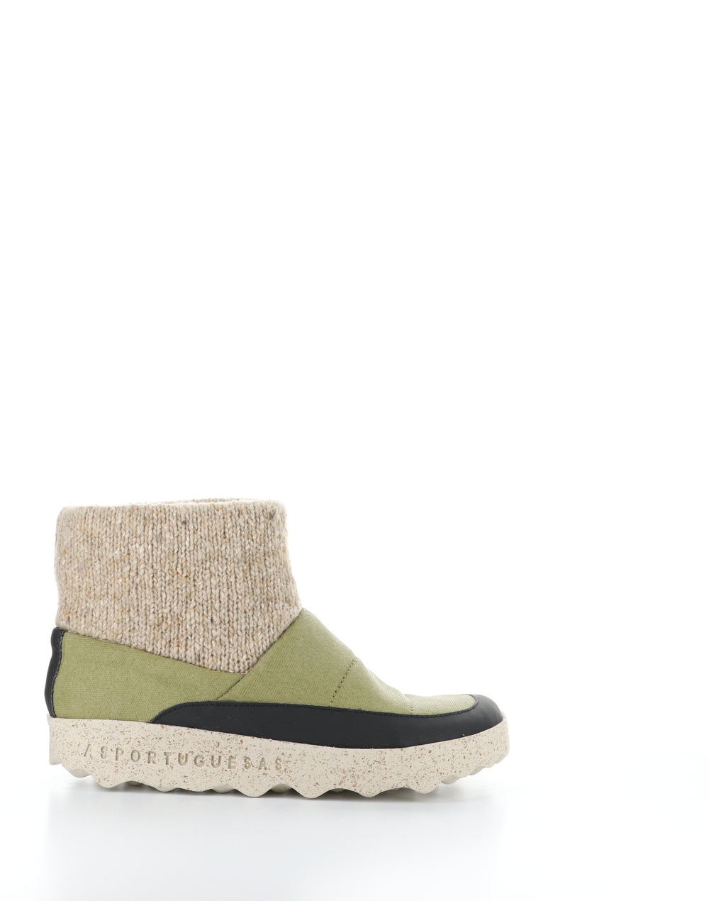 CLOSE252ASP KHAKI Round Toe Boots