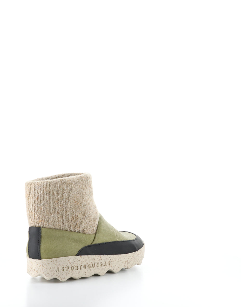 CLOSE252ASP KHAKI Round Toe Boots