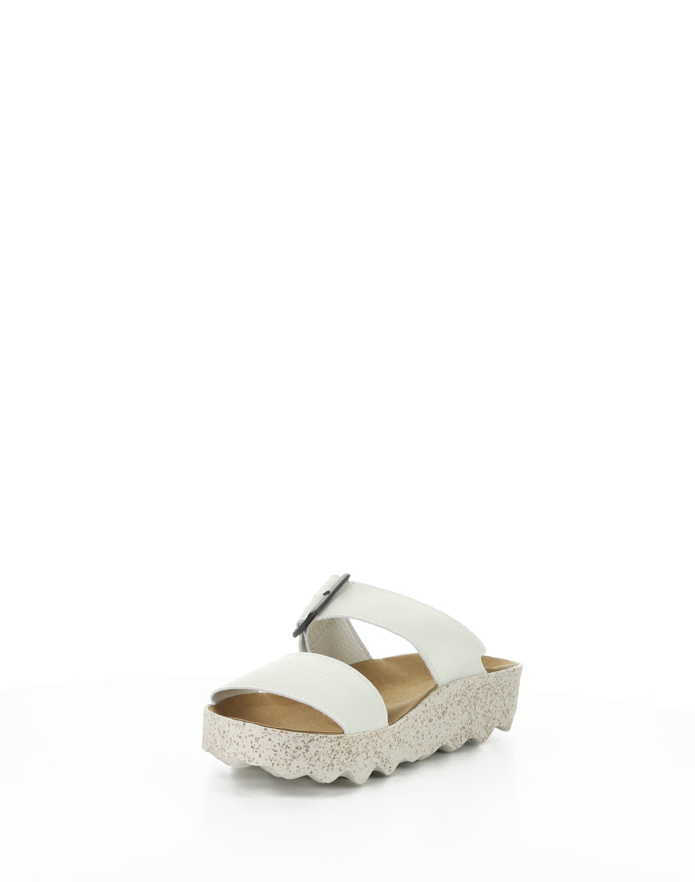 Coly225Asp 004 White Faux Leather