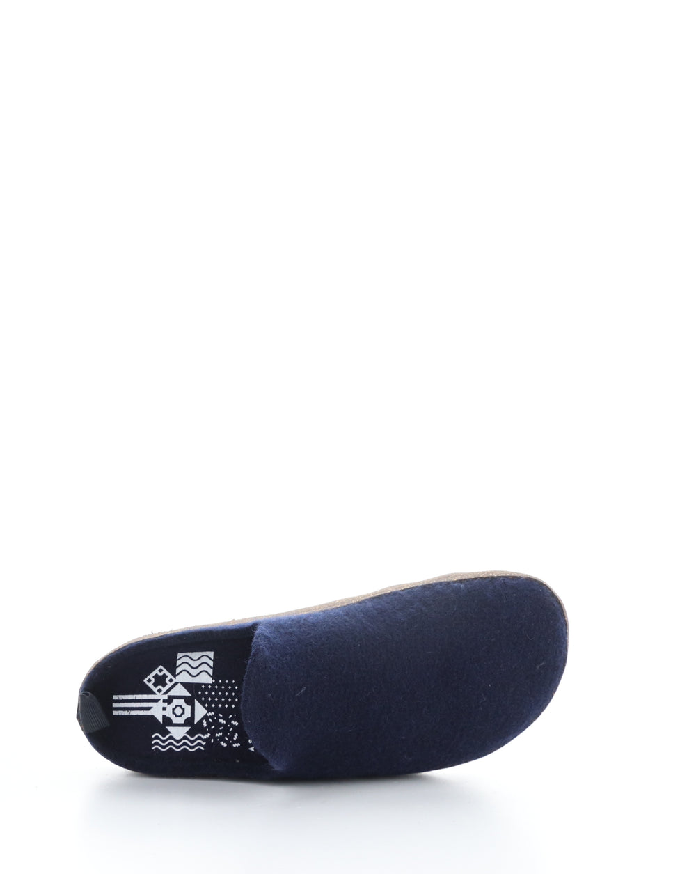 COME023ASP 077 NAVY Slip-on Mules