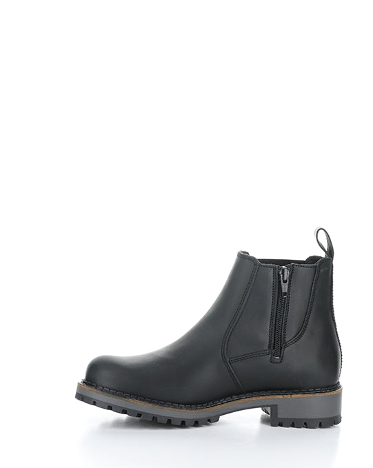 Corrin Black Saddle Leather