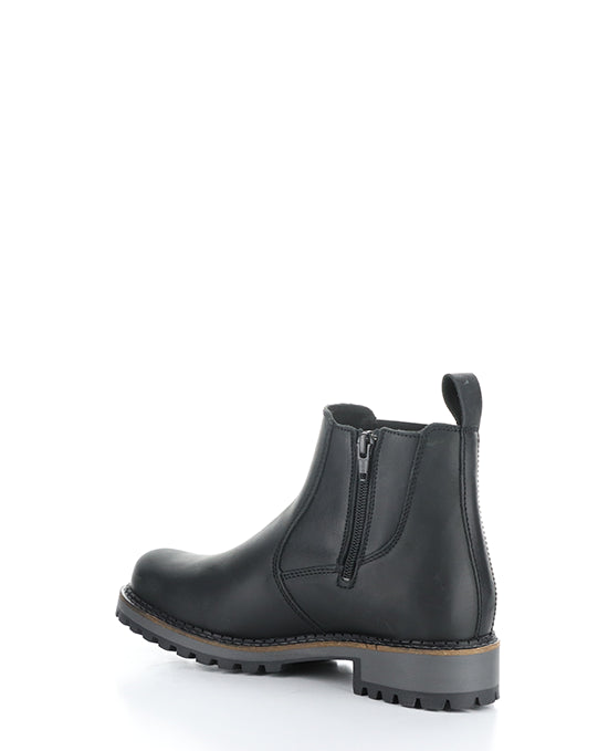 Corrin Black Saddle Leather