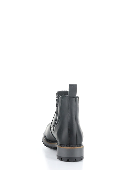 Corrin Black Saddle Leather