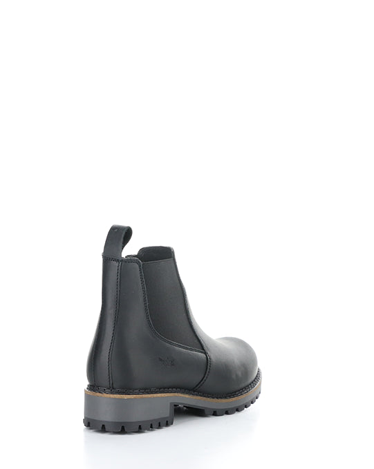 Corrin Black Saddle Leather