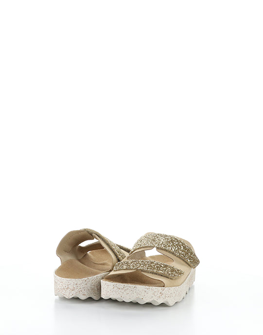 Cosh279Asp 001 Gold Faux Suede/Glitter