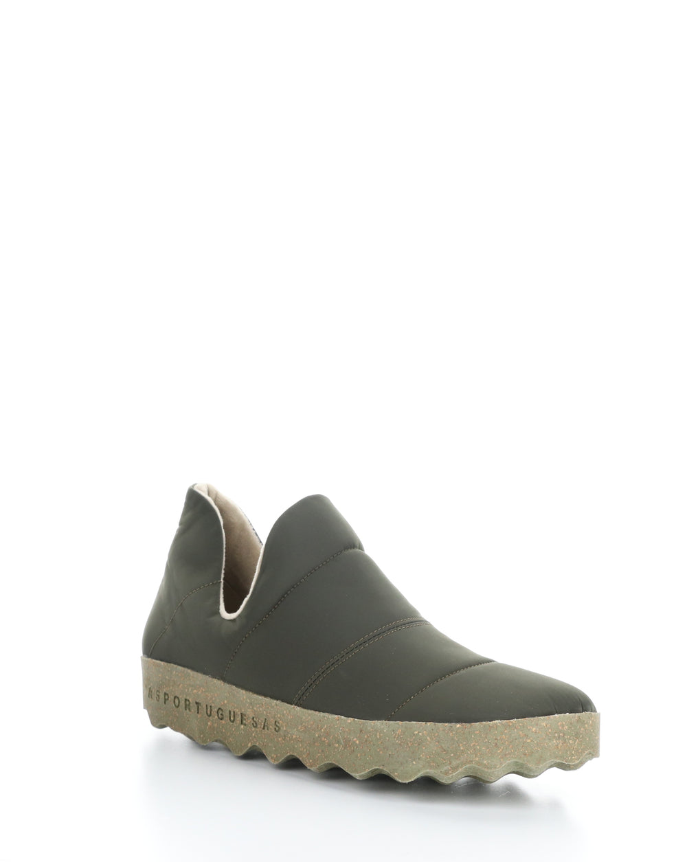 CRUS150ASPM 007 MILITARY GREEN Round Toe Shoes