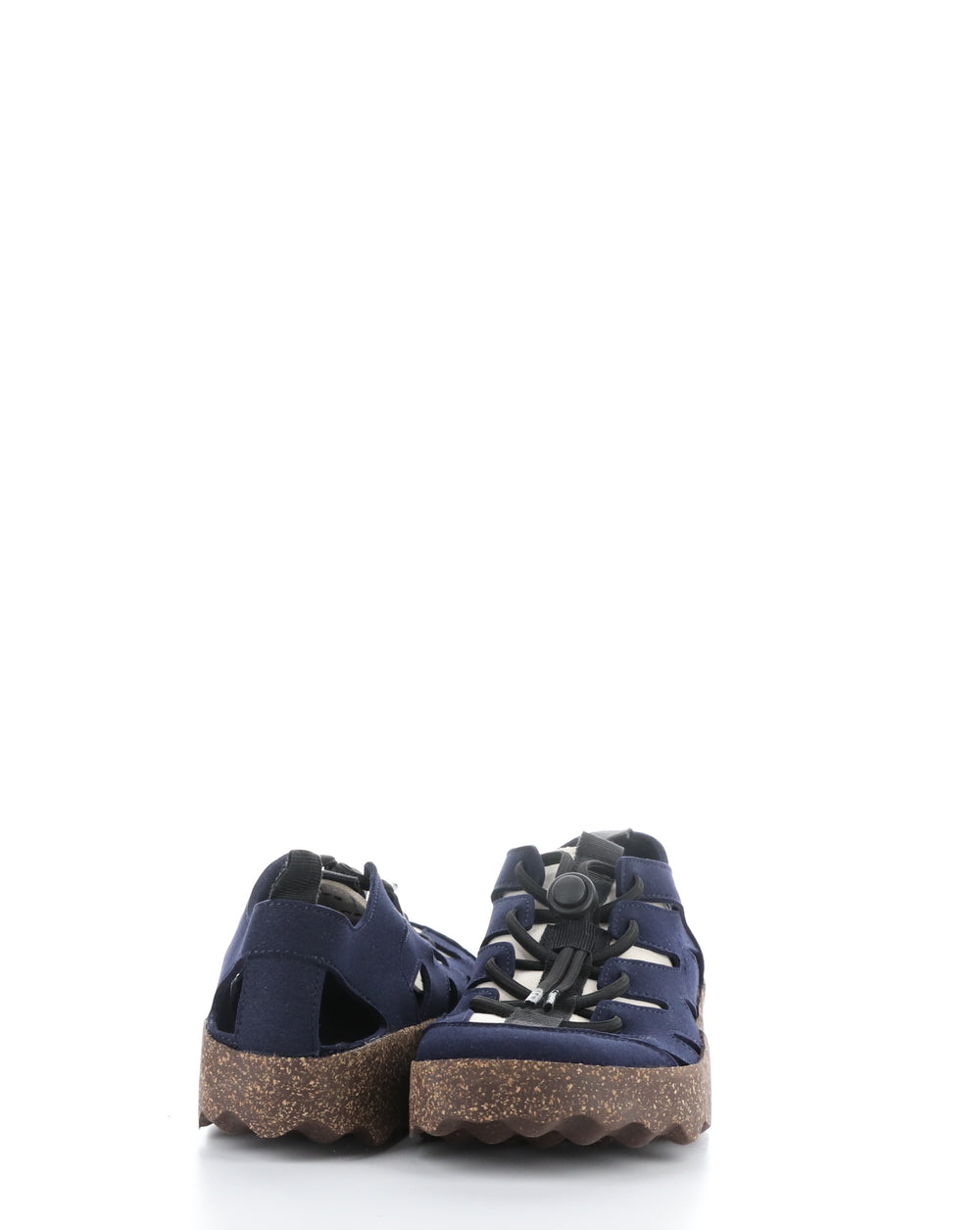 CURE2206ASP 003 NAVY Round Toe Shoes