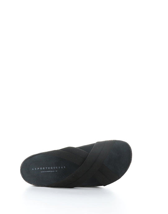 Curr280Asp 000 Black Eco Faux Suede