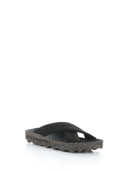 Curr280Asp 000 Black Eco Faux Suede