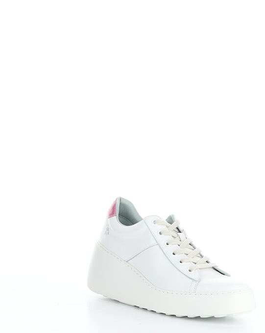 Delf580Fly 013 White/Pink Velvet/Mirror