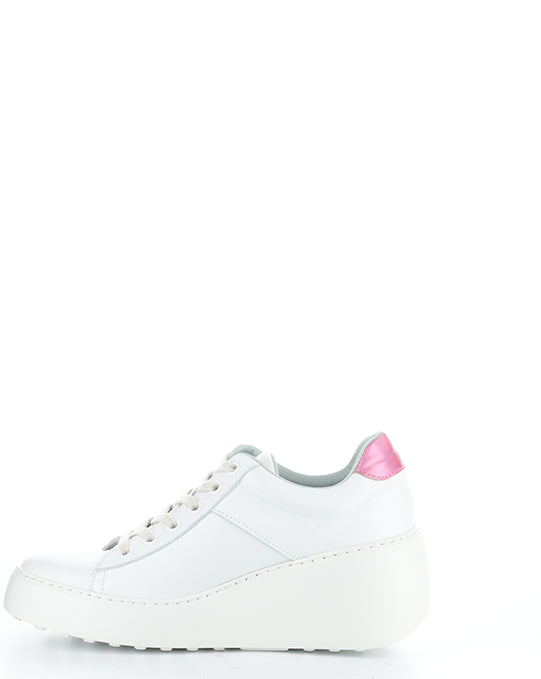 Delf580Fly 013 White/Pink Velvet/Mirror