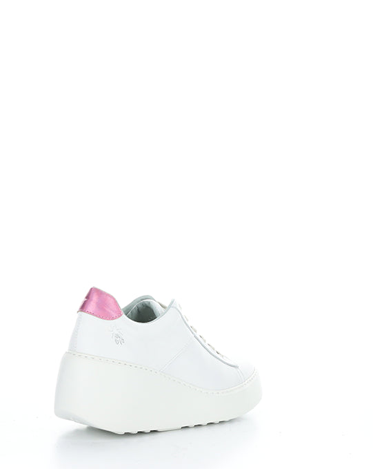Delf580Fly 013 White/Pink Velvet/Mirror