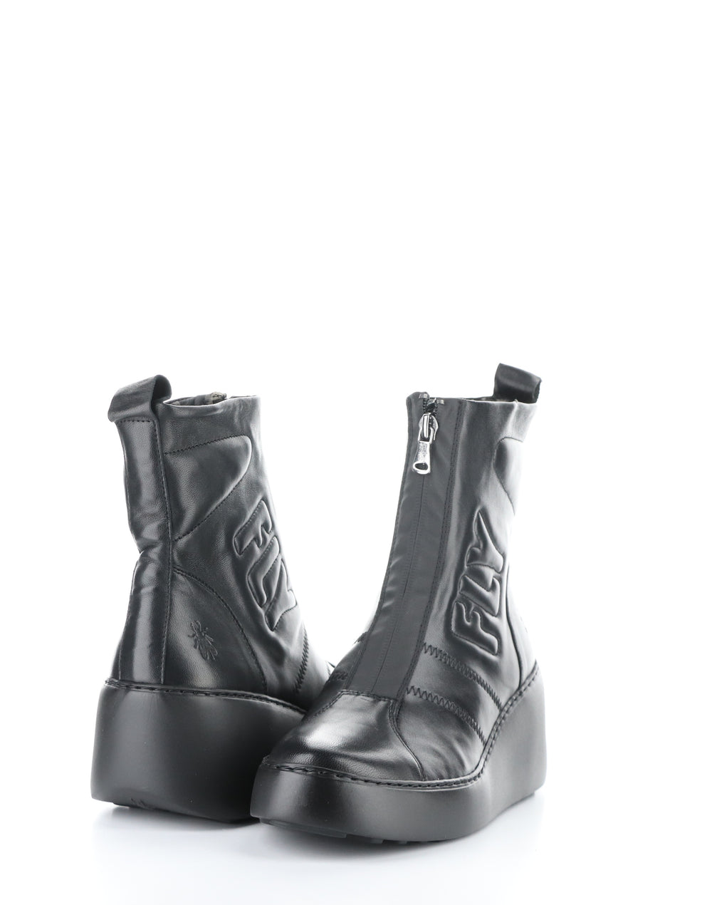 DRIM646FLY BLACK Round Toe Boots