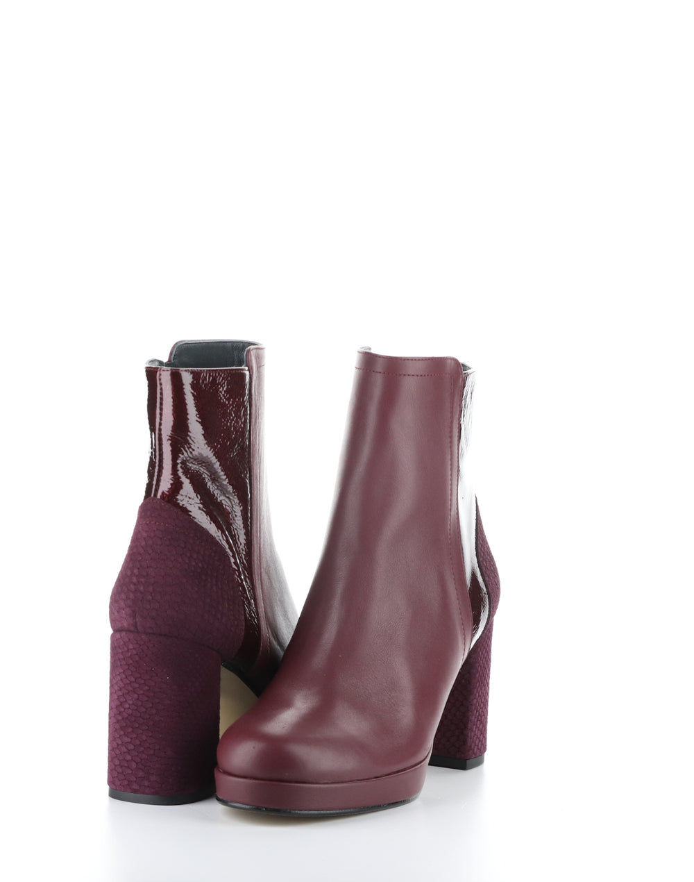 EFAN181FLY BURGUNDY Round Toe Boots