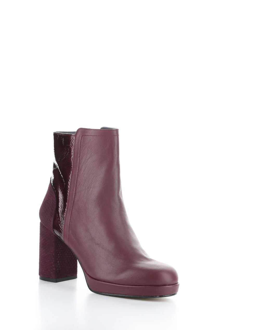 EFAN181FLY BURGUNDY Round Toe Boots