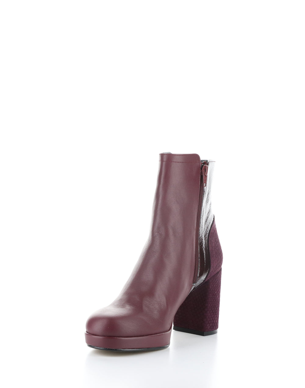 EFAN181FLY BURGUNDY Round Toe Boots