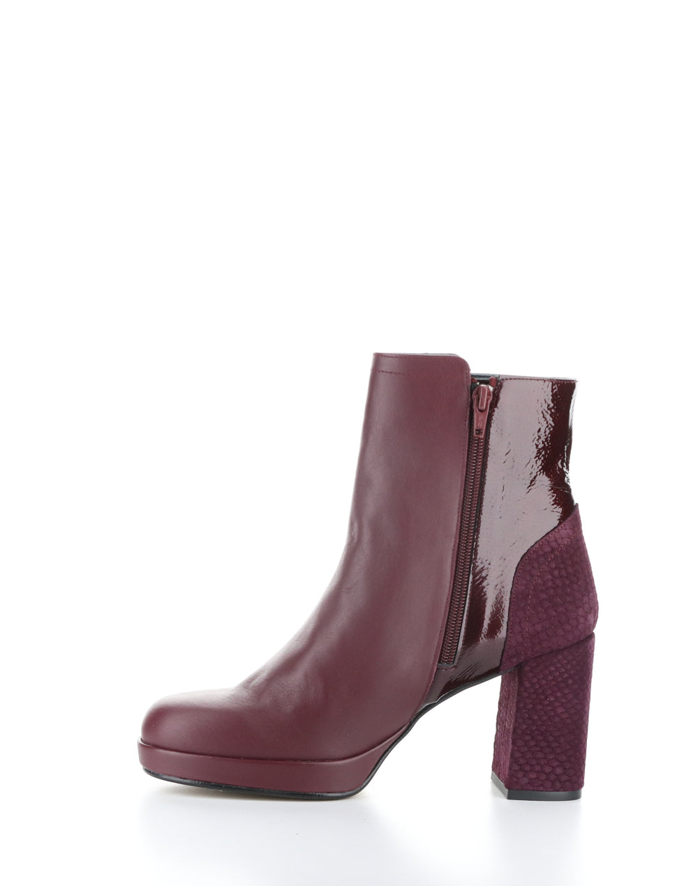 EFAN181FLY BURGUNDY Round Toe Boots