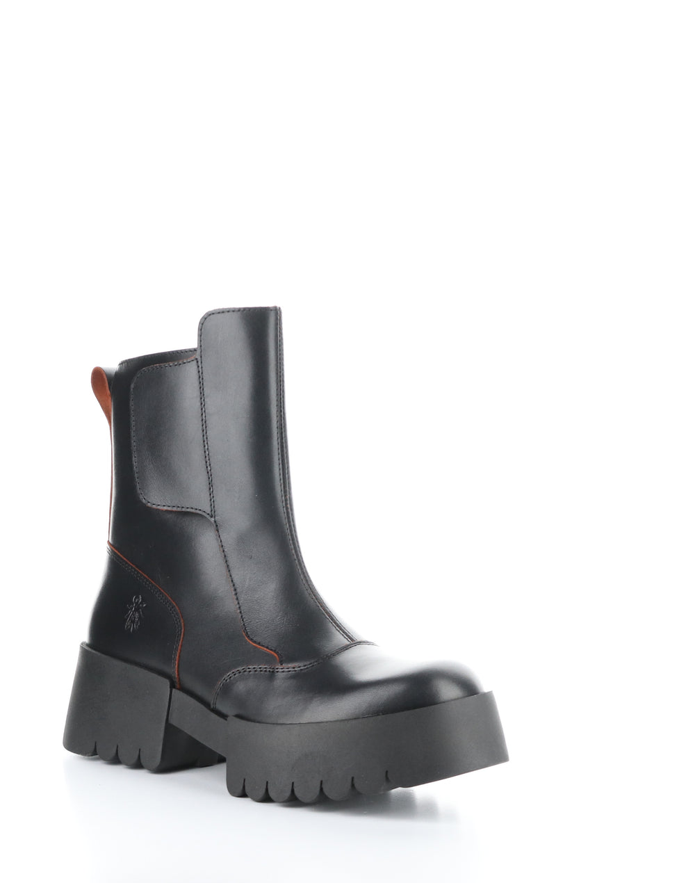 EGLI124FLY BLACK/RED Round Toe Boots