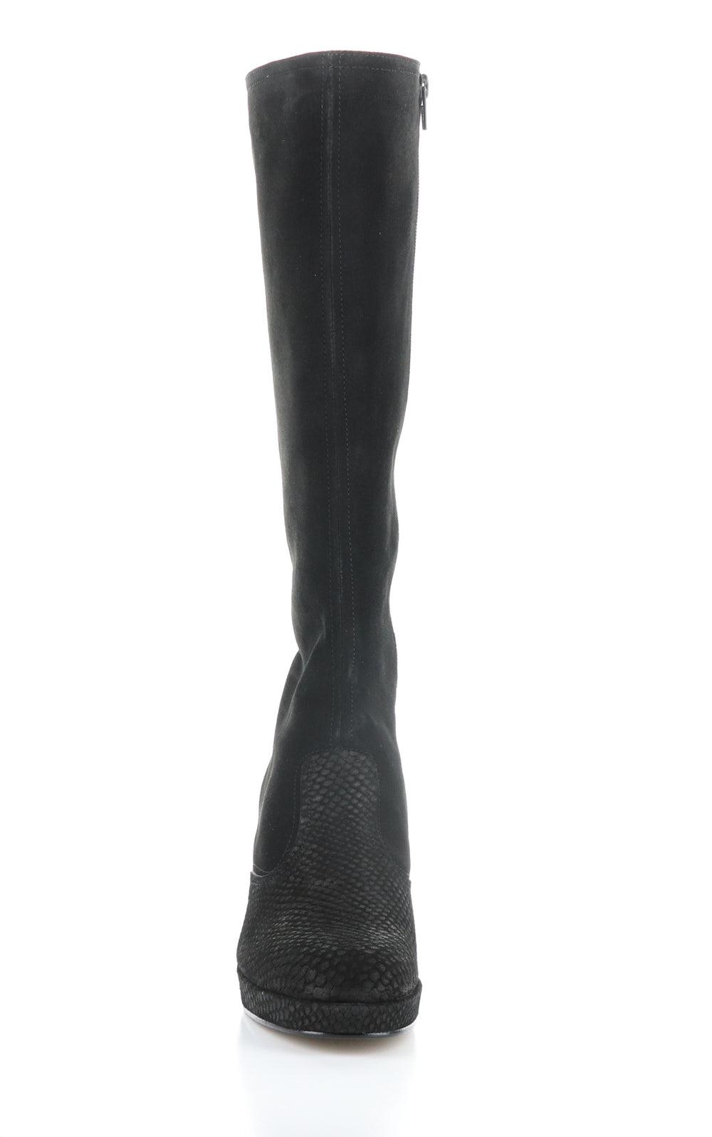 EIPE183FLY BLACK Round Toe Boots