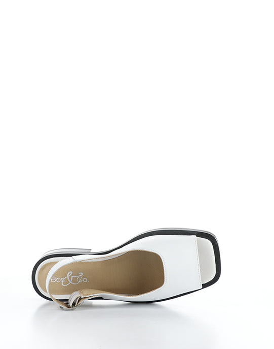 Elena White Cordero Leather