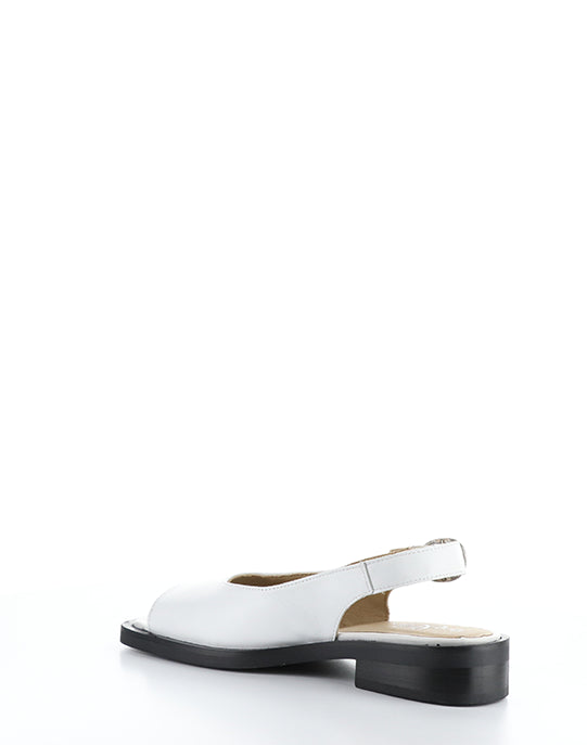 Elena White Cordero Leather