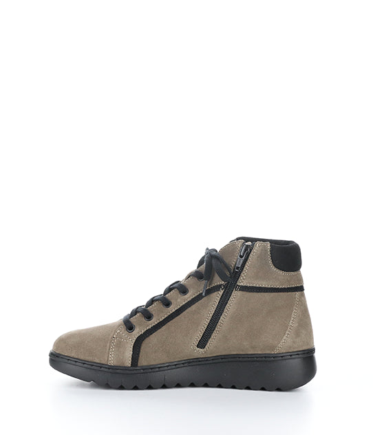 Emma707Sof 005 Taupe/Black Oil Suede