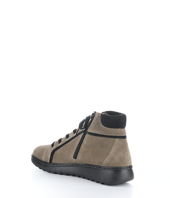 Emma707Sof 005 Taupe/Black Oil Suede