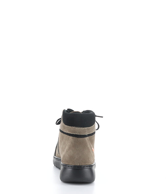 Emma707Sof 005 Taupe/Black Oil Suede